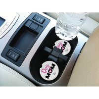 Dog Mom Absorbent Stone Car Coaster 1 Pk