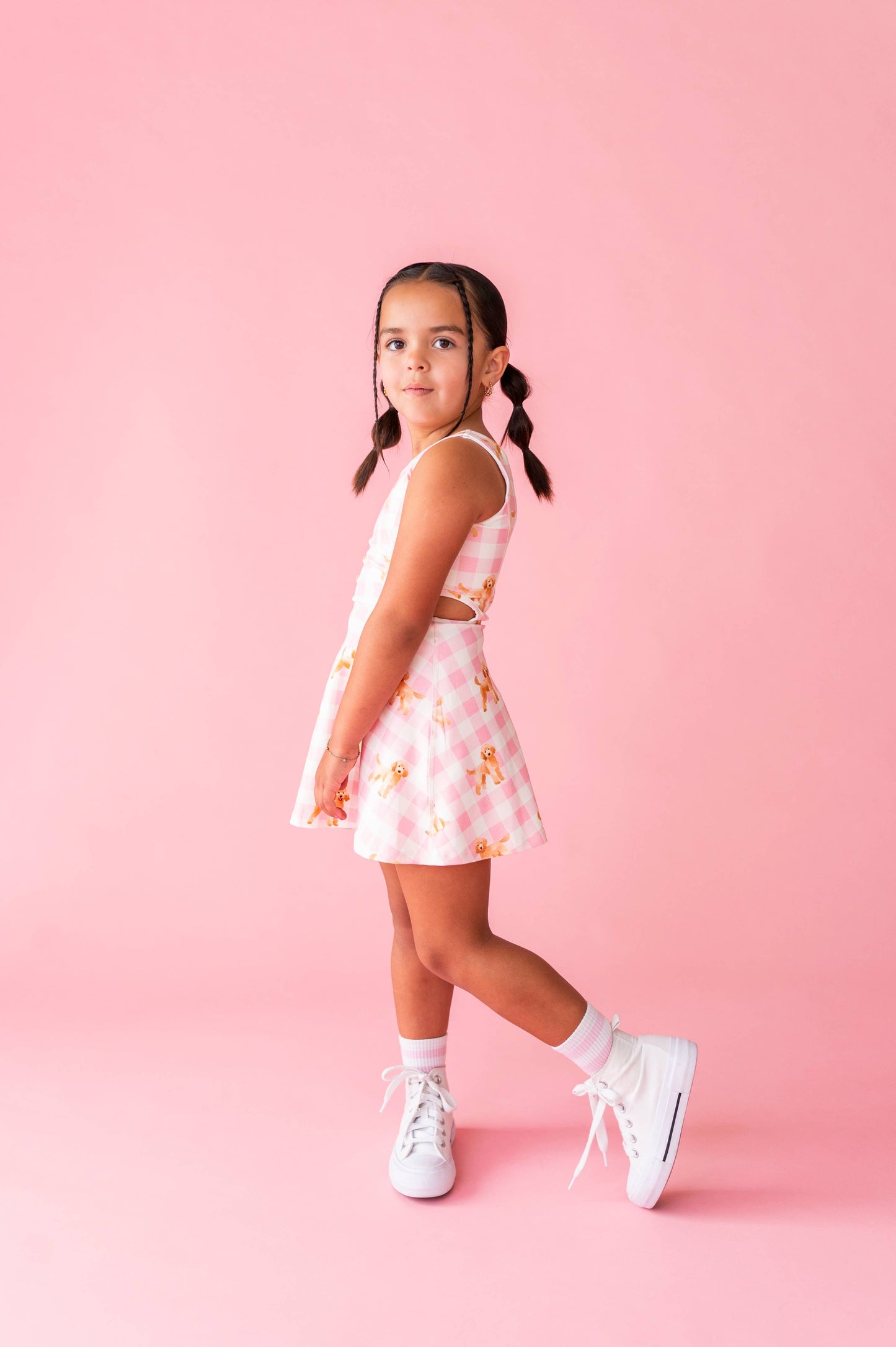 Puppy Picnic | Open Sides Active Dress (with shorts!) - COMING SOON!
