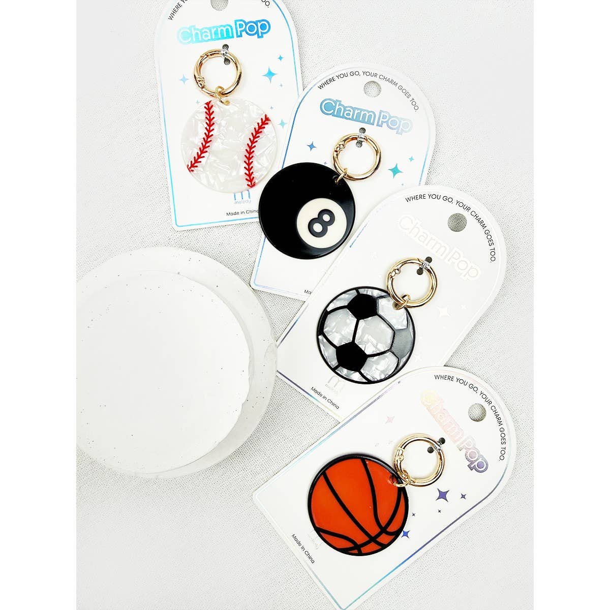 All Day Sports Key Charm