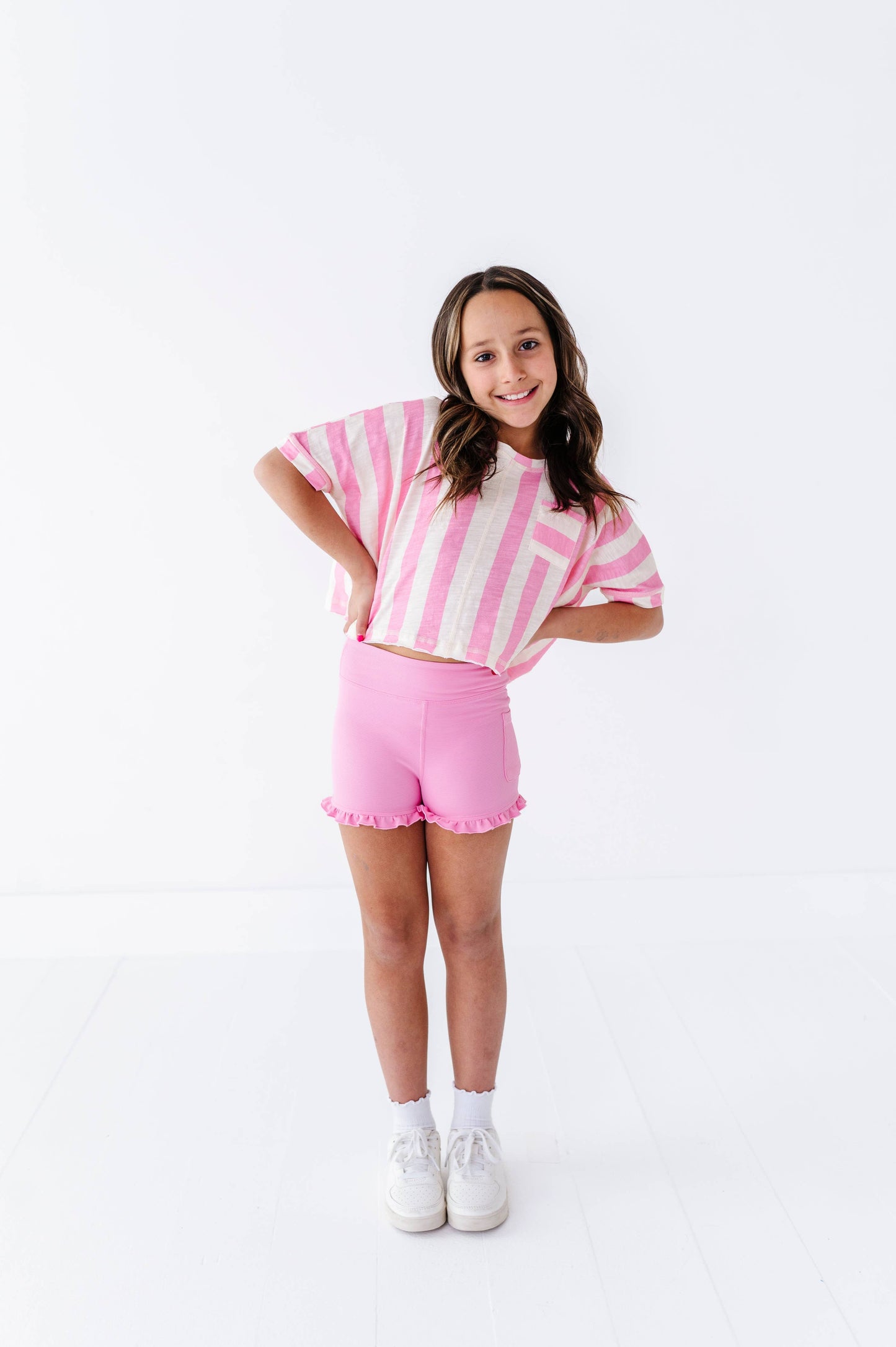 Cotton Candy Stripe | Boxy Crop - COMING SOON!