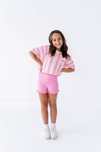 Cotton Candy Stripe | Boxy Crop - COMING SOON!
