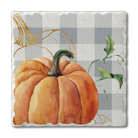 Autumn Cork Backed Coasters – 4" x 4" Drink Coasters for Stylish Surface Protection