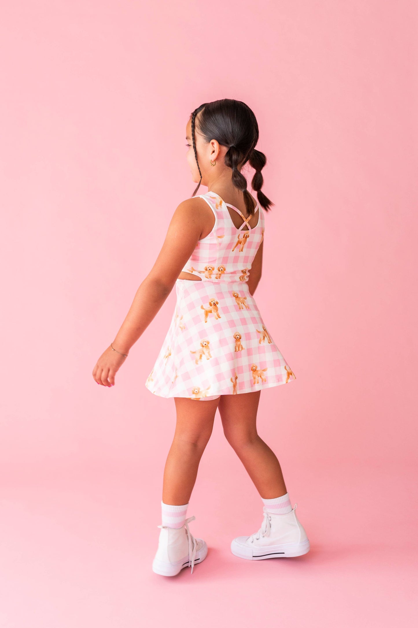 Puppy Picnic | Open Sides Active Dress (with shorts!) - COMING SOON!