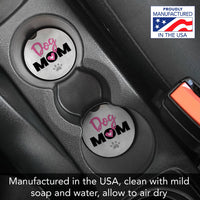 Dog Mom Absorbent Stone Car Coaster 1 Pk