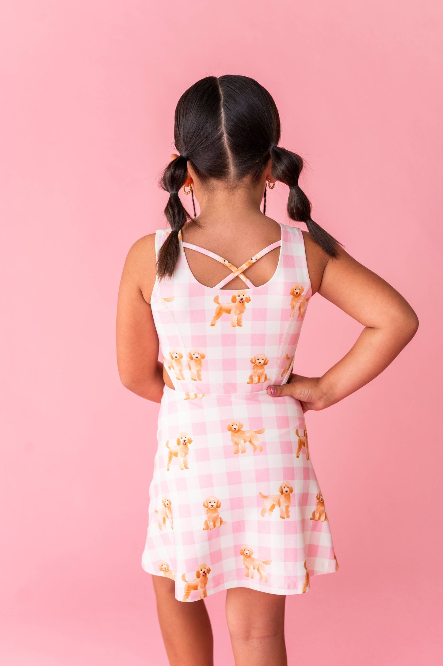 Puppy Picnic | Open Sides Active Dress (with shorts!) - COMING SOON!