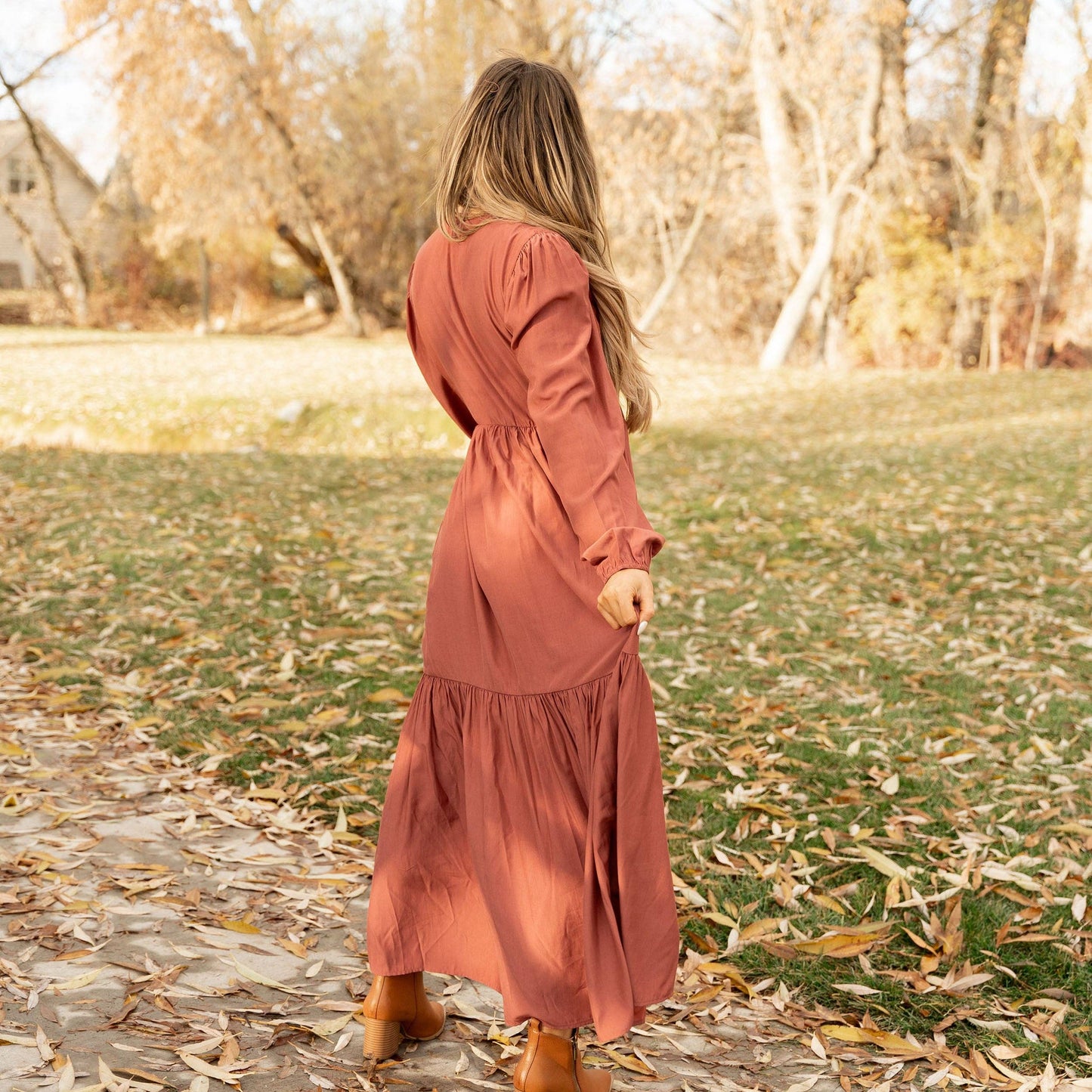 Ellis Dress - Dusty Rose