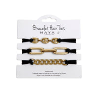 2-in-1 Bracelet Hair Tie Set