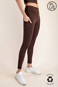 Butter Soft High Waist Full-Length Leggings with Pockets – Plus