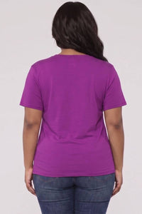 Basic Short Sleeve T-shirt - Plus Size