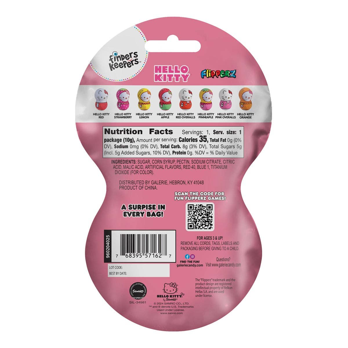Finders Keepers Flipperz Sanrio Hello Kitty Series 1 Collectible Toy Blind Bag