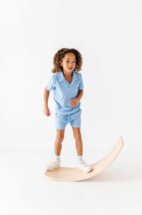 Coastal Blue | BOYS TERRY CHECK SET - COMING SOON!