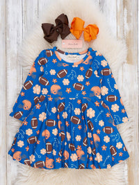 Touchdown Toss Twirl Swing Dress