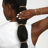 2-in-1 Bracelet Hair Tie Set