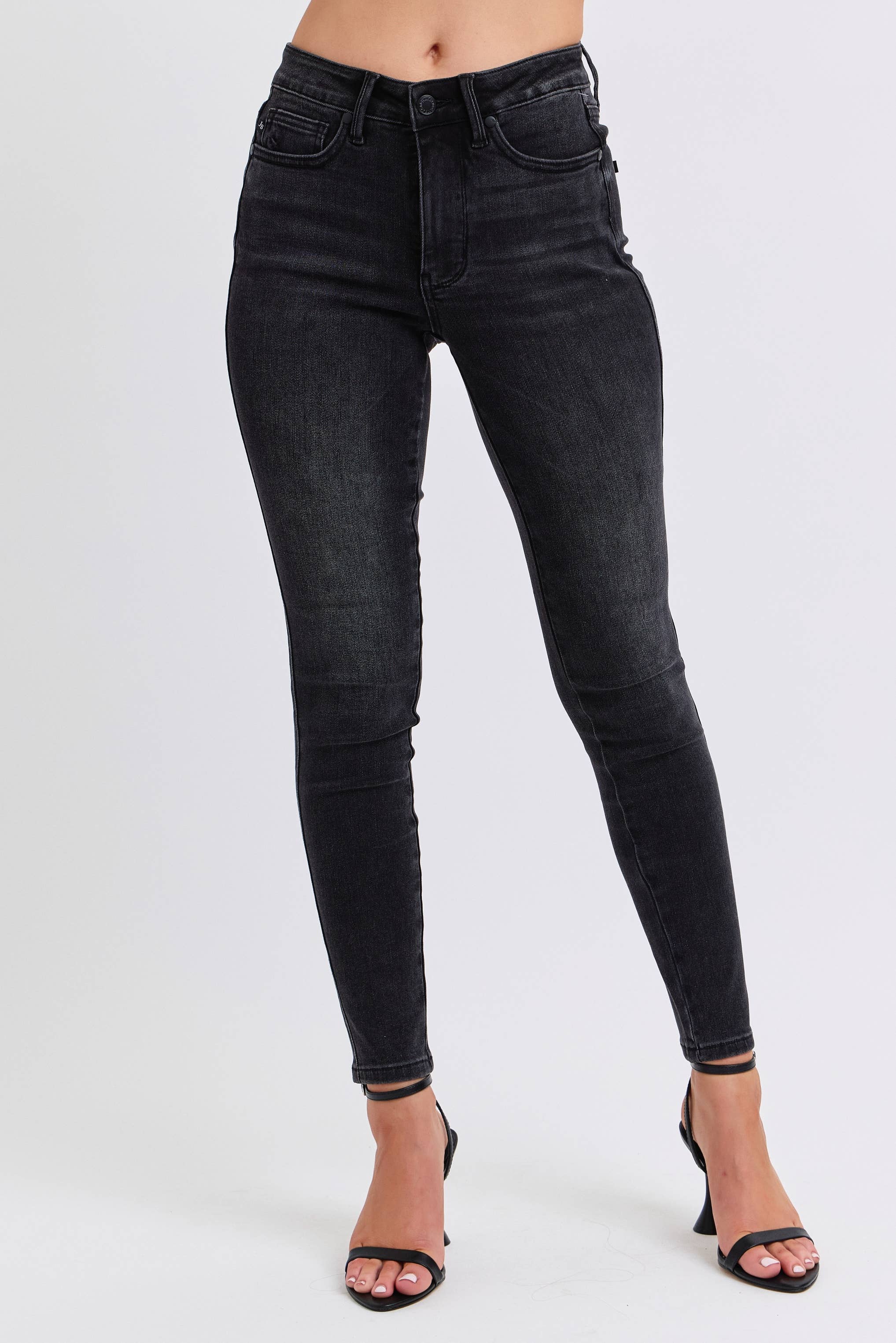 MR Tummy Control Skinny Jeans by Judy Blue – Ankle Length