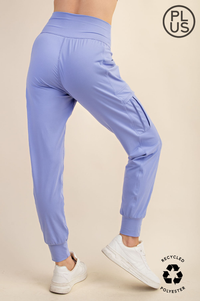 BUTTER JOGGER WITH SIDE POCKETS - PLUS SIZE
