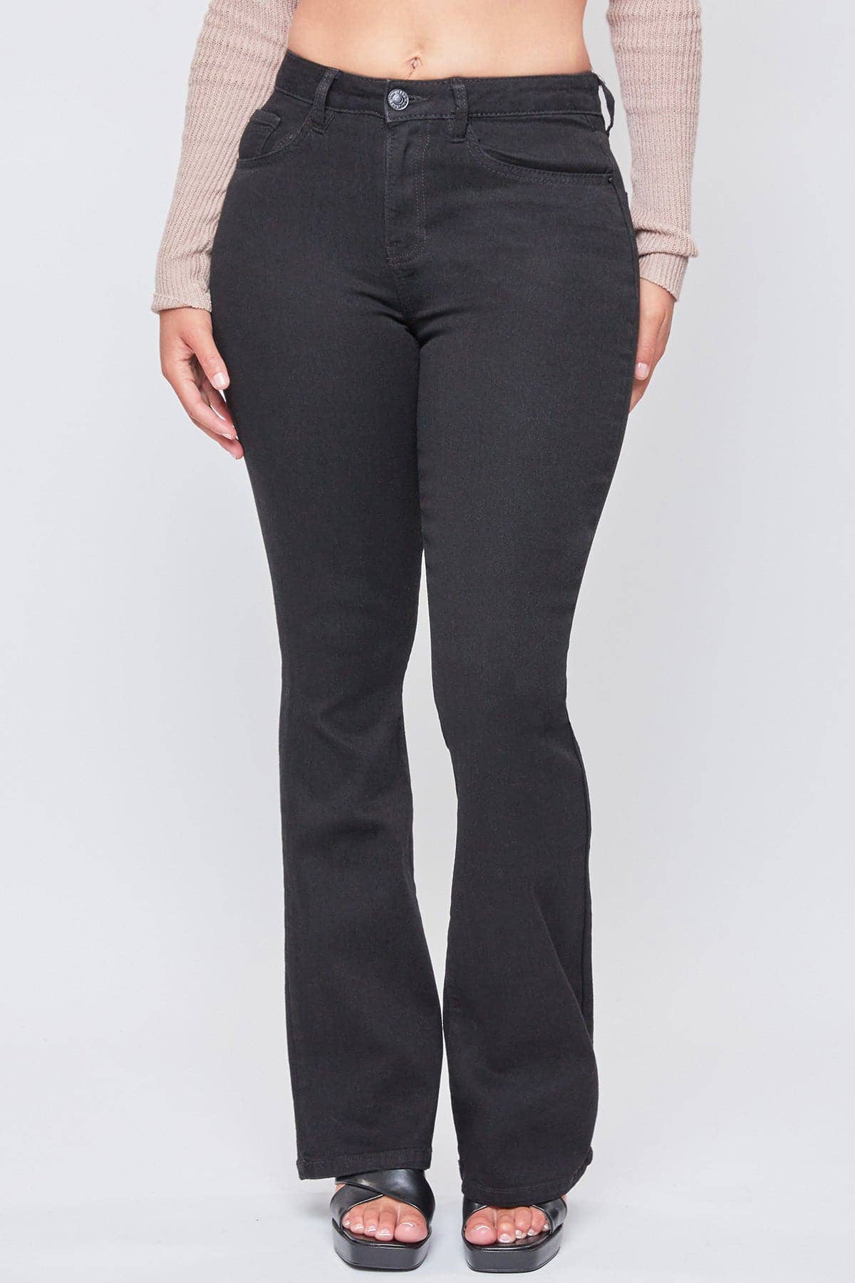 Essential High Rise Flare Jeans – Long Inseam, Tall Fit, Retro 70s Style