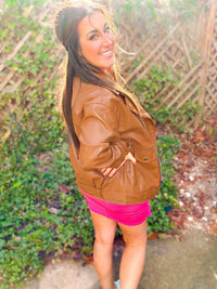Oversized Vegan Leather Jacket – The Perfect Staple Layer