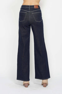 Judy Blue High Waisted Tummy Control Retro Wide Leg Jeans