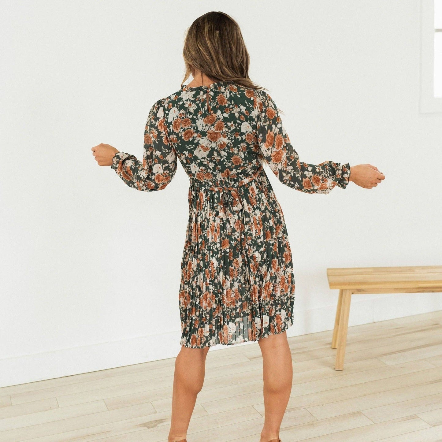 Oaklee Dress - Deep Emerald