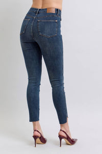 Judy Blue High Waisted Tummy Control Step Hem Skinny Jeans